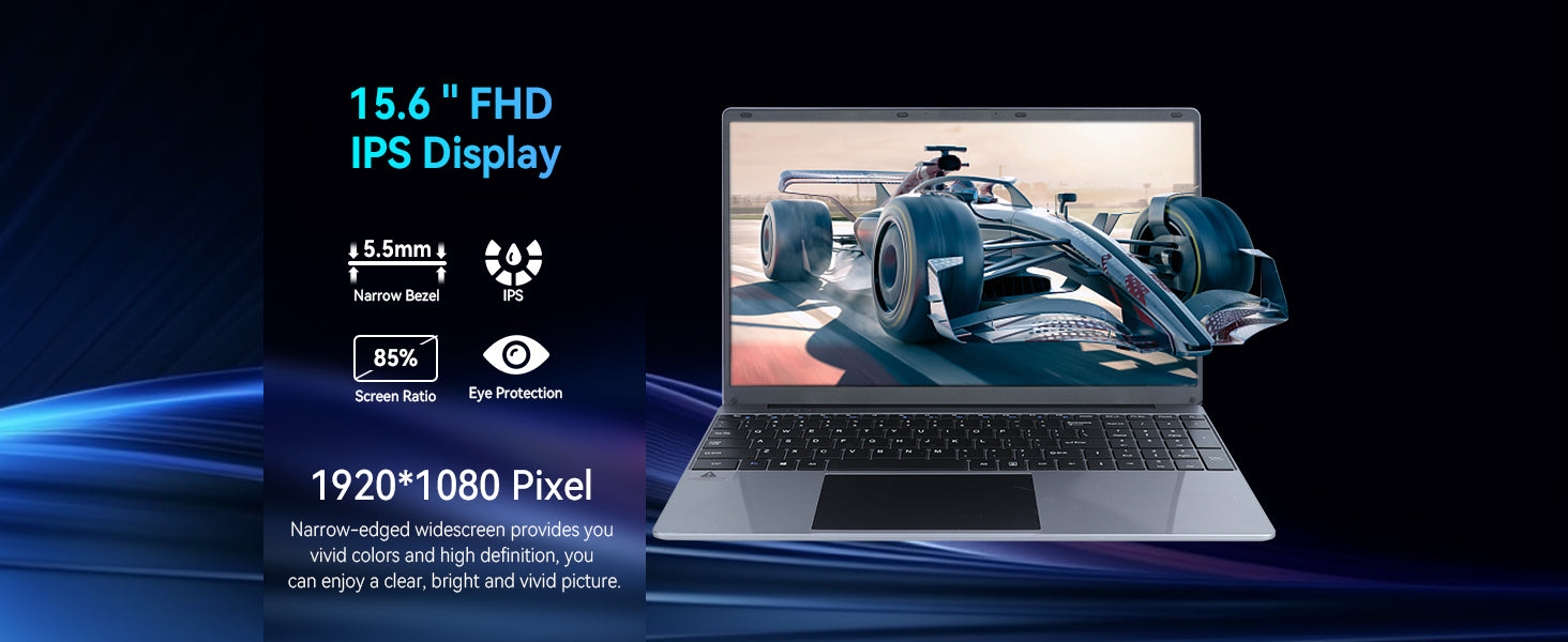 Laptop Computer, 15.6 Inch, Windows 11 Notebook, 16G RAM, 512GB, Intel HD 520, Full HD 1920 X 1080 IPS Display Screen, 1 Year Limited Warranty....61.24% OFF!