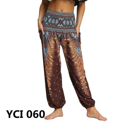 Women's Harem Pants, High Waist, With Pockets.