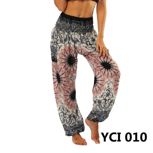 Women's Harem Pants, High Waist, With Pockets.