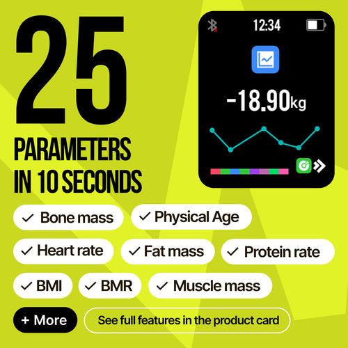 Smart/Digital Bathroom Scale With 25 Health Metrics-, Some Are BMI, Body Fat, Muscle Mass, Water Weight ,Bone Mass, And Heart Rate....VERY POPULAR RIGHT NOW!