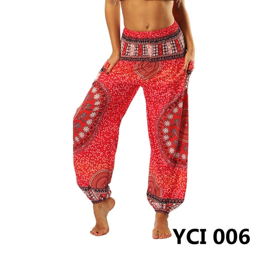 Women's Harem Pants, High Waist, With Pockets.