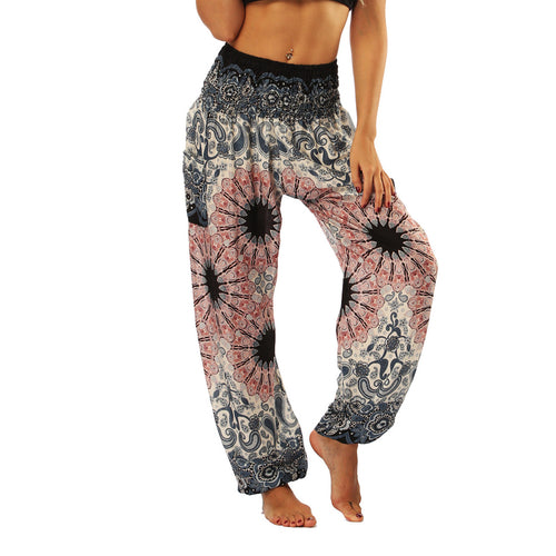 Women's Harem Pants, High Waist, With Pockets.
