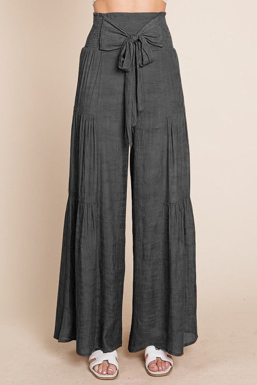 Women's Wide Leg, Barrel Waist Back Pants....TRENDING NOW!
