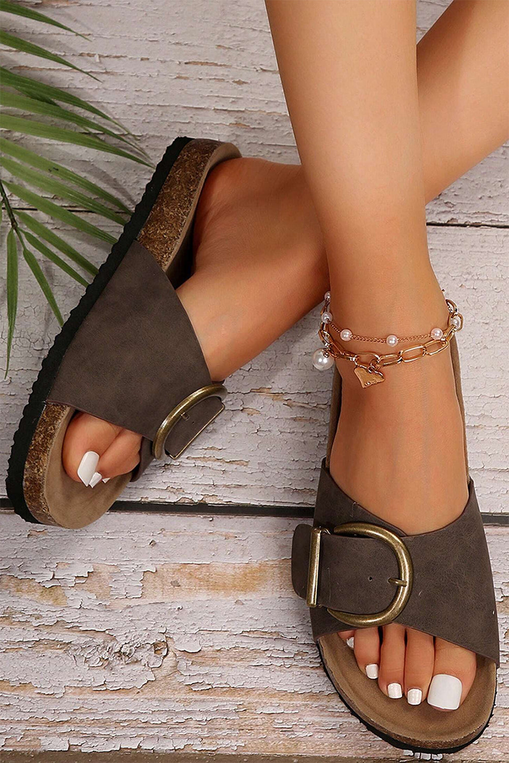 Women's, Tilly Buckle, Thick Sole Slippers
