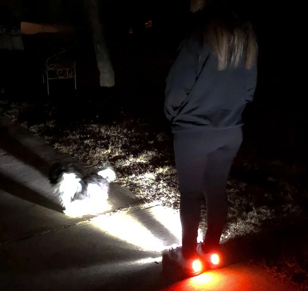 Women's Sneakers-High Beam Night Runner Shoes W/ Safety Lights...STILL OUR #1 SELLING ITEM!