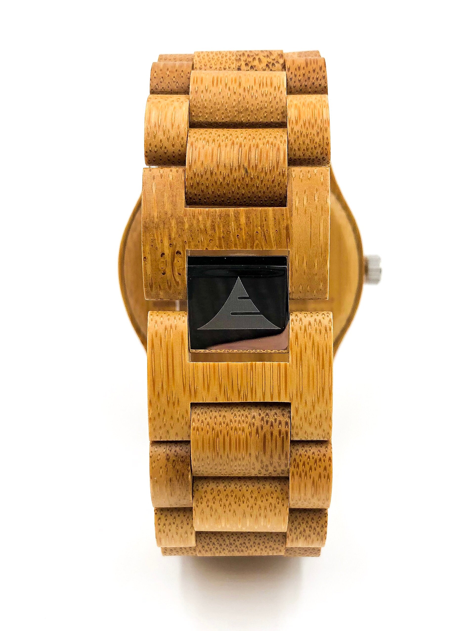 Men's/Women's Custom Bamboo Watch/Case, With Date, Custom Bamboo 3 Link Adjustable Watch Band....ANYTHING BAMBOO IS STILL TRENDING!