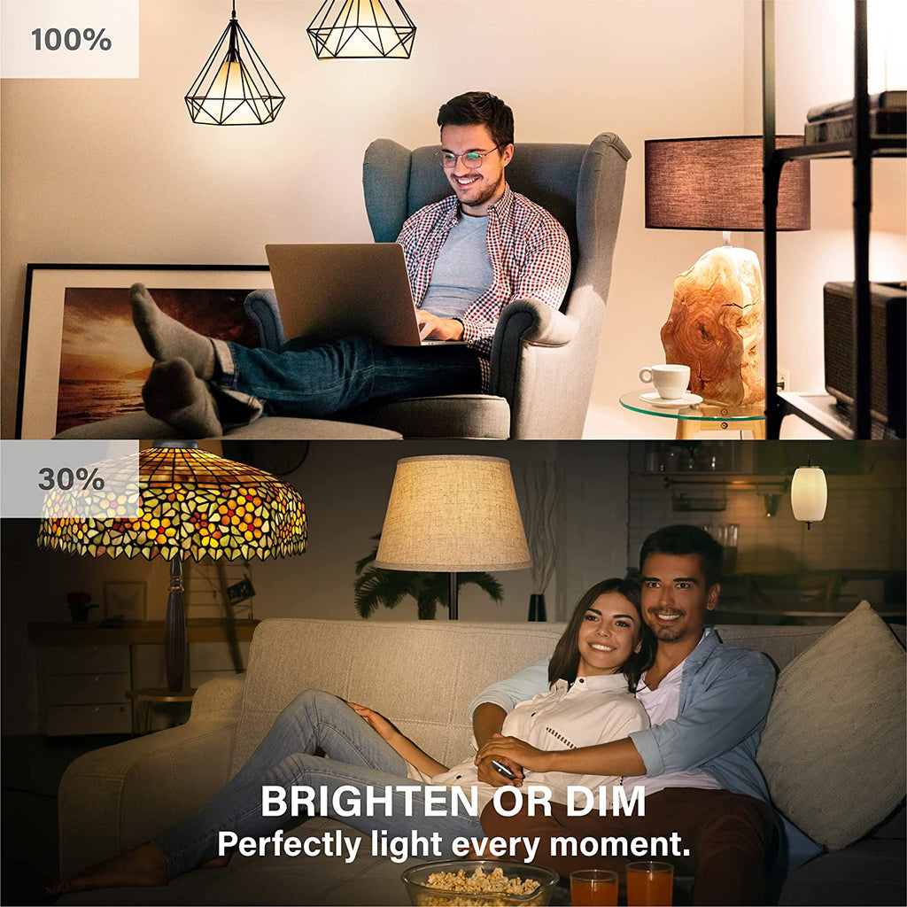 LED Smart Light Bulb, Turn The Smart Bulb On/Off, Dim, Brighten, Set Up Routines, Schedules, & More Using The Amazon Alexa App...VERY POPULAR RIGHT NOW!