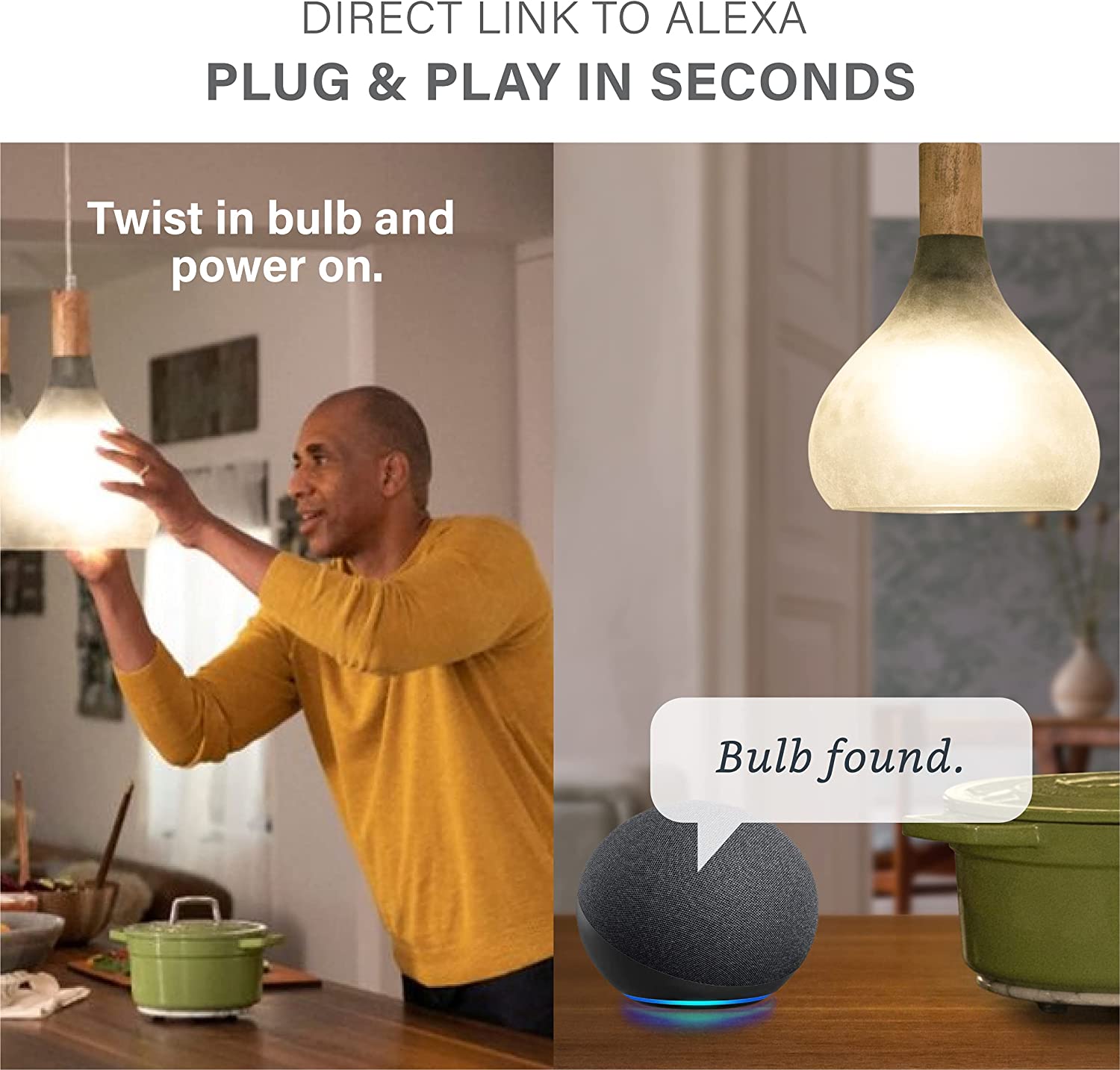LED Smart Light Bulb, Turn The Smart Bulb On/Off, Dim, Brighten, Set Up Routines, Schedules, & More Using The Amazon Alexa App...VERY POPULAR RIGHT NOW!