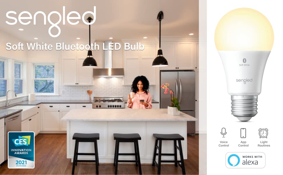 LED Smart Light Bulb, Turn The Smart Bulb On/Off, Dim, Brighten, Set Up Routines, Schedules, & More Using The Amazon Alexa App...VERY POPULAR RIGHT NOW!