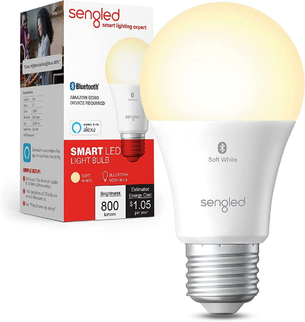 LED Smart Light Bulb, Turn The Smart Bulb On/Off, Dim, Brighten, Set Up Routines, Schedules, & More Using The Amazon Alexa App...VERY POPULAR RIGHT NOW!