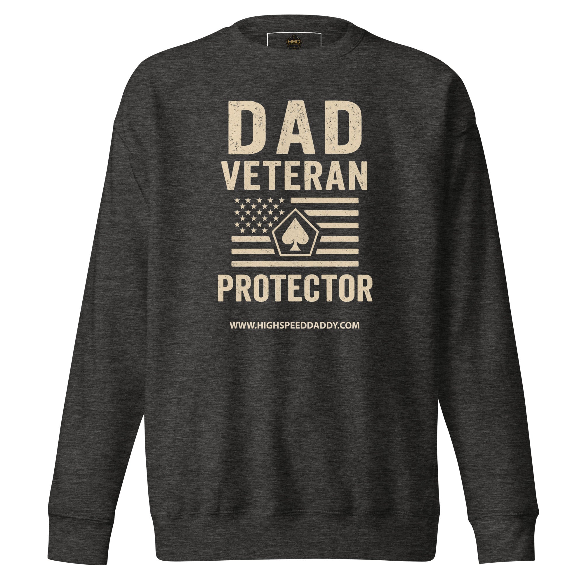 Men's, Dad-Veteran Premium Sweatshirt...THANK YOU FOR YOUR SERVICE!