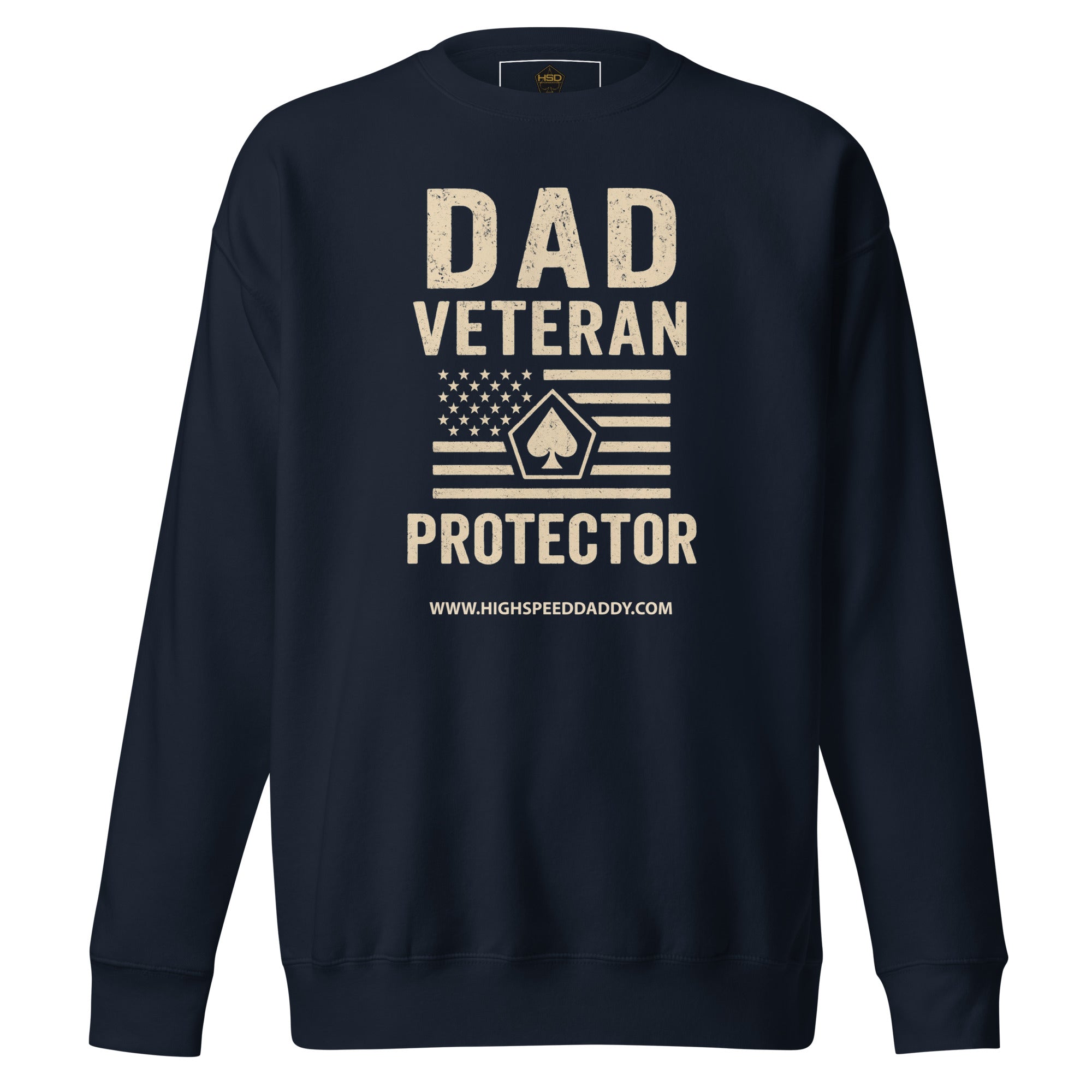 Men's, Dad-Veteran Premium Sweatshirt...THANK YOU FOR YOUR SERVICE!
