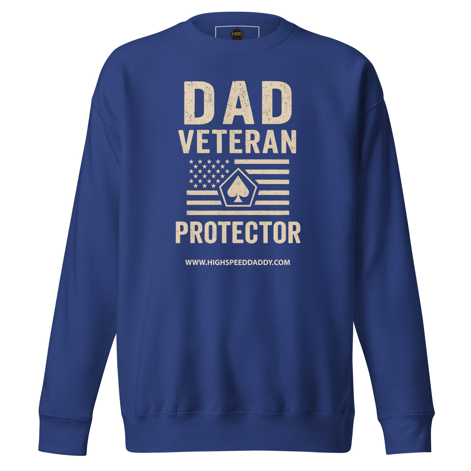 Men's, Dad-Veteran Premium Sweatshirt...THANK YOU FOR YOUR SERVICE!